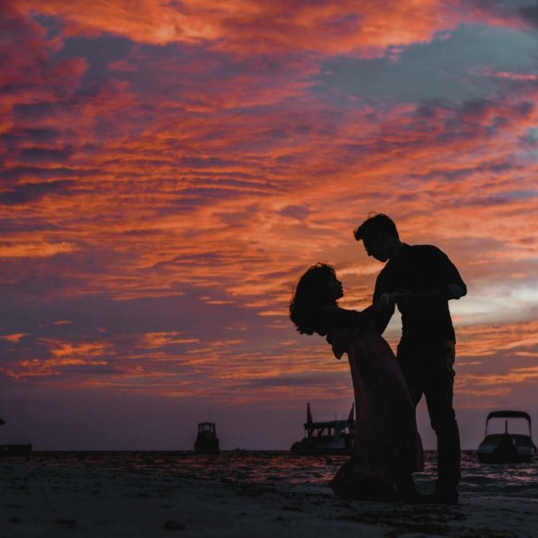 couple, love, relationship, beach