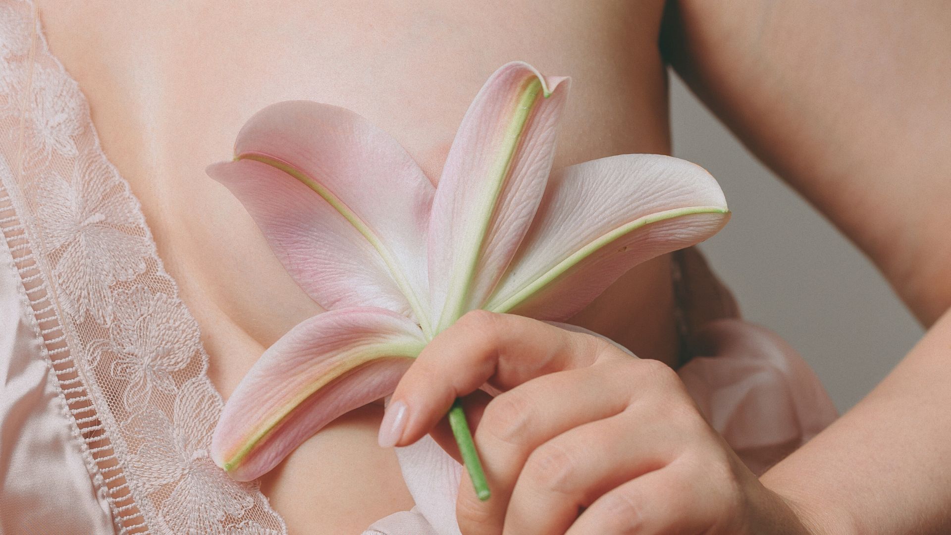 breasts, flowers, beauty, feminine